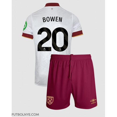 Camiseta West Ham United Jarrod Bowen #20 Tercera Equipación para niños 2024-25 manga corta (+ pantalones cortos)